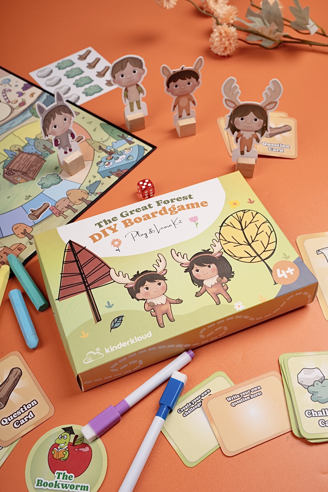 photo of the great forest diy board game activity kit being a good sport kinderkloud