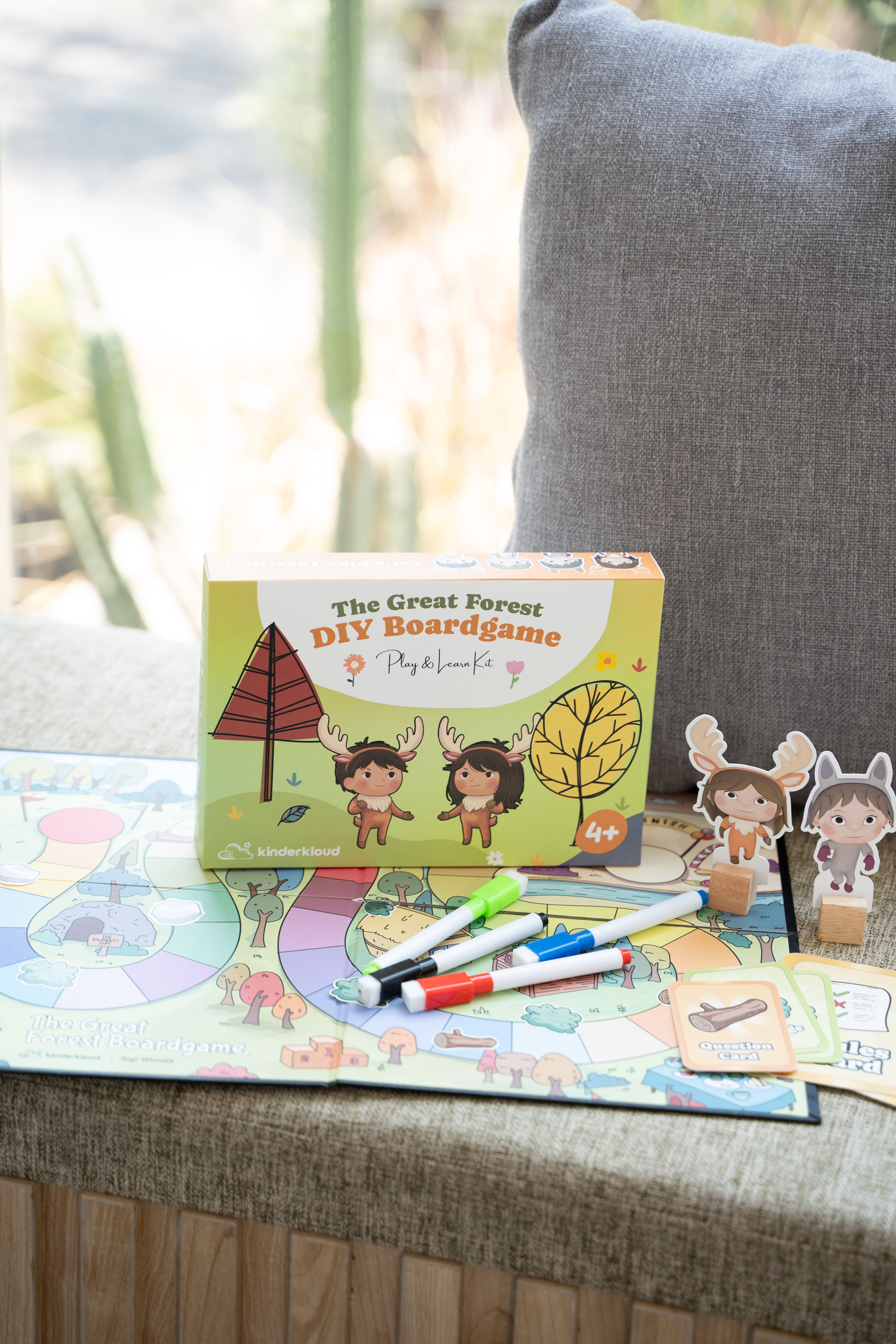 photo of the great forest diy board game activity kit being a good sport kinderkloud