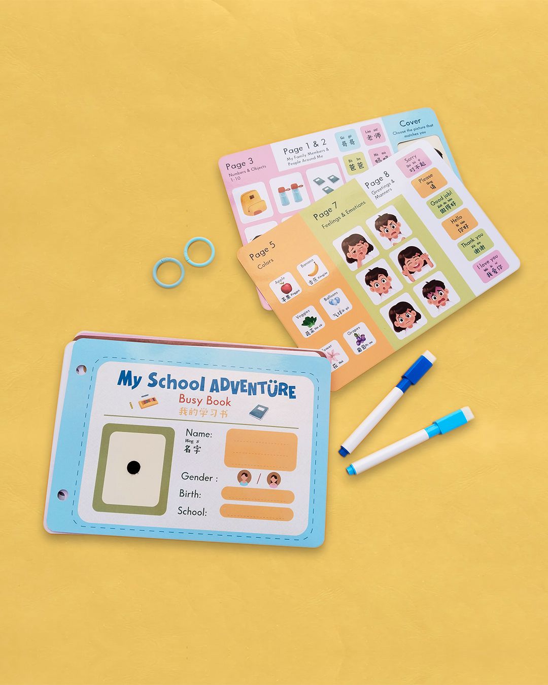 image of Color Adventure Kit + Busybook
