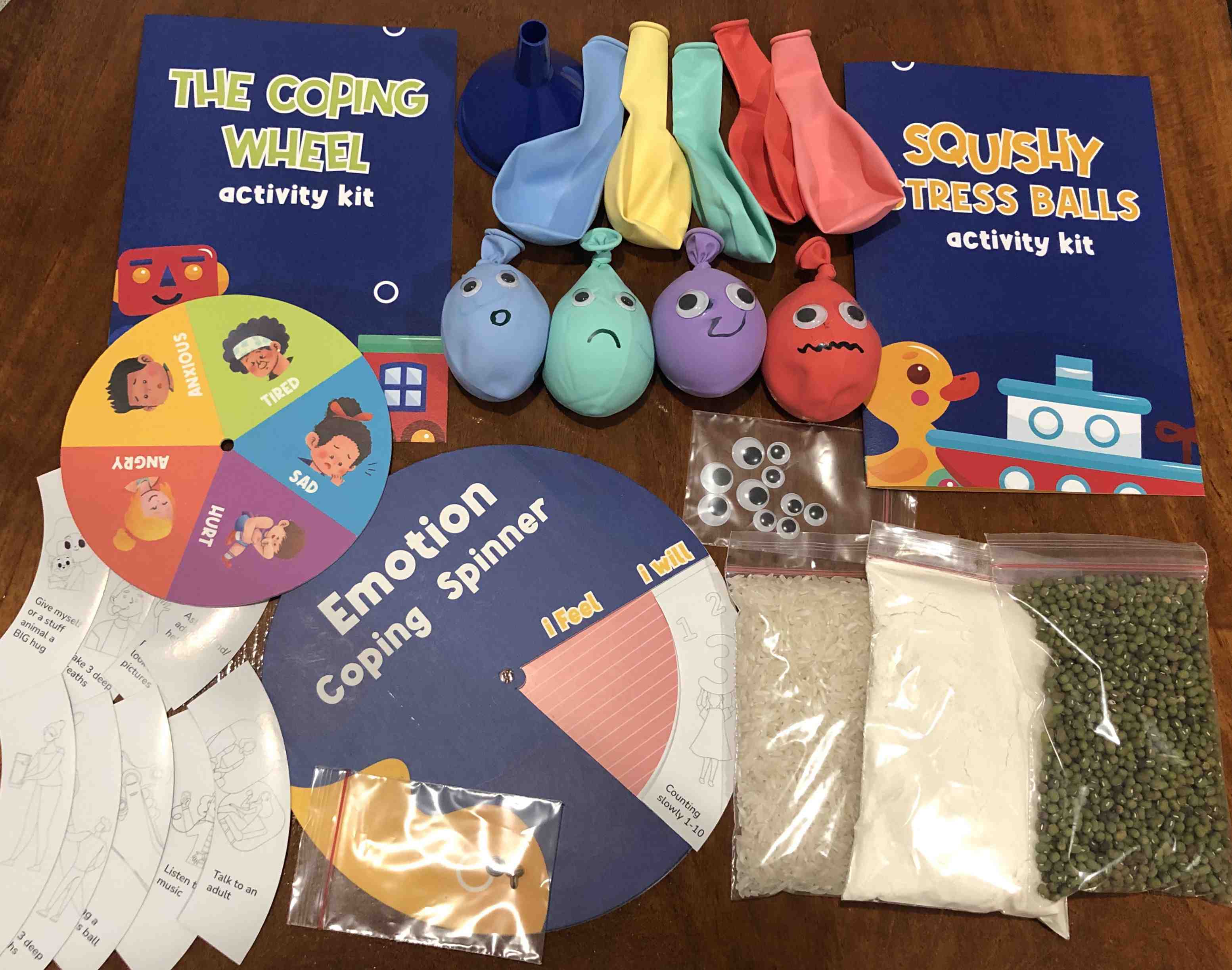 the coping wheel + squishy stress balls kinderkloud