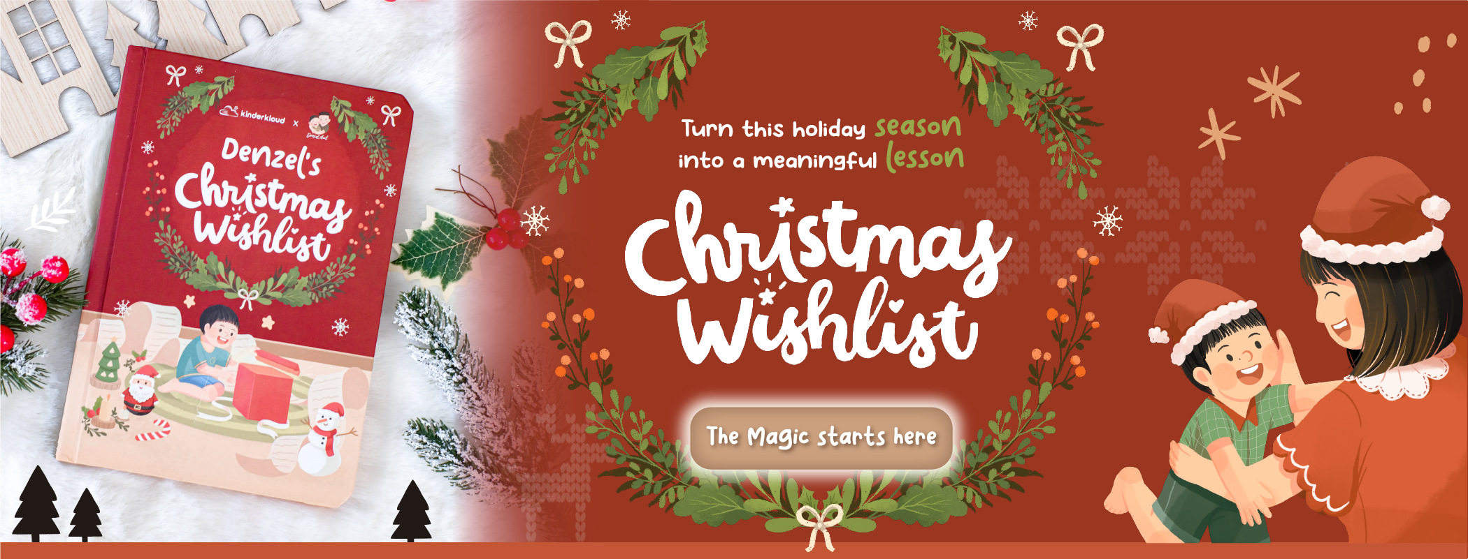 banner kinderkloud birthday christmas