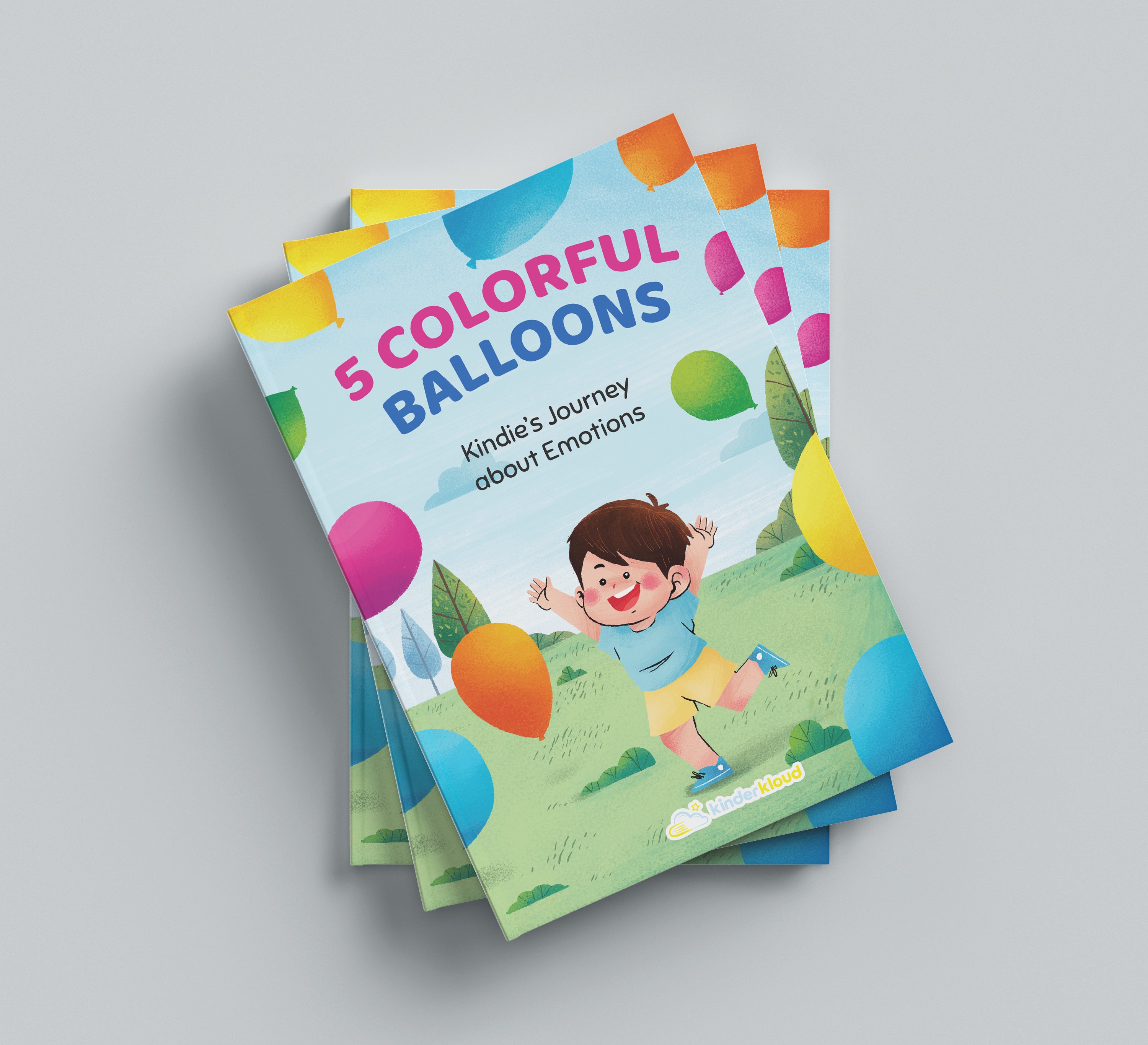 photo of 5 colorful balloons book cover kinderkloud